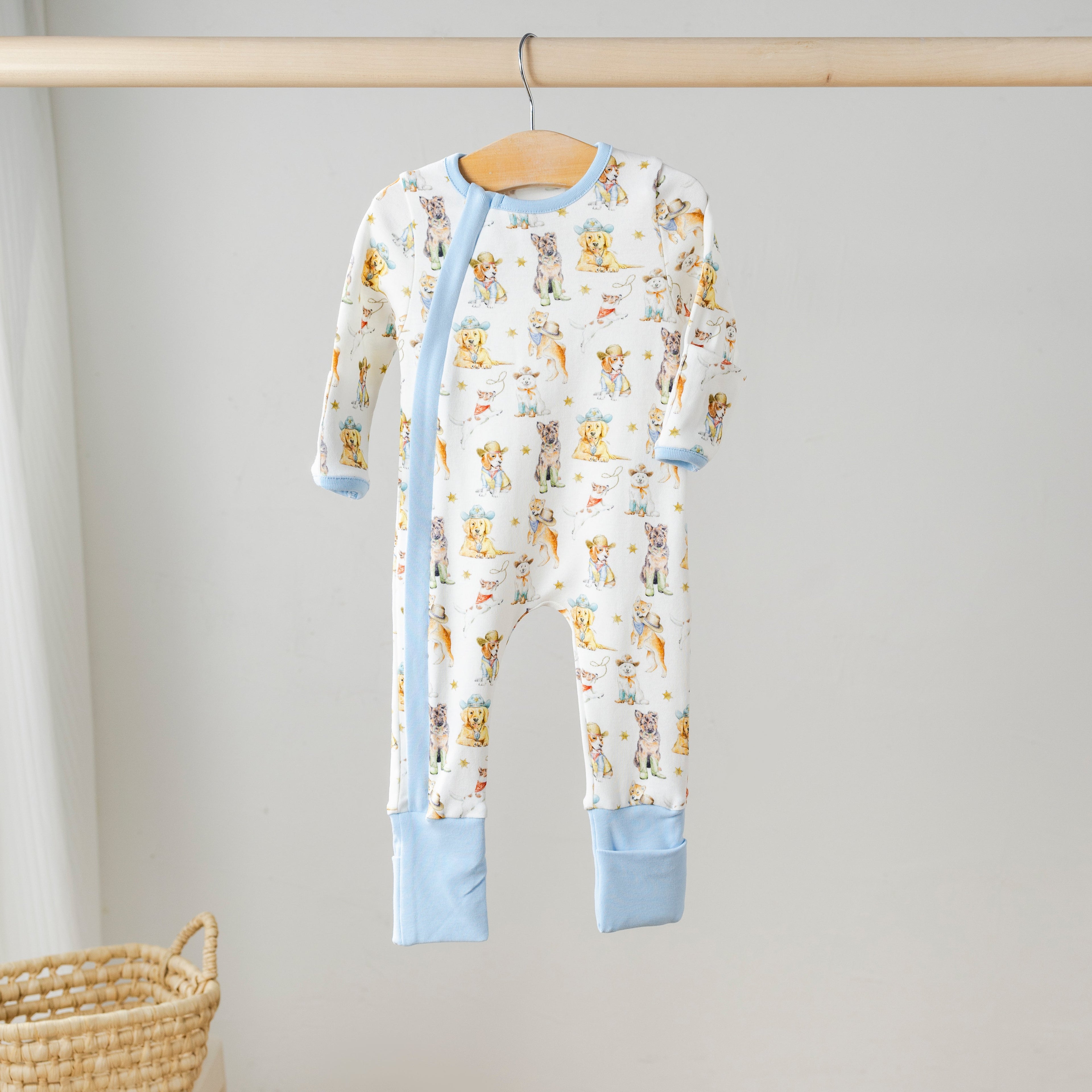Cowboy Pups Organic Cotton Pajama Set