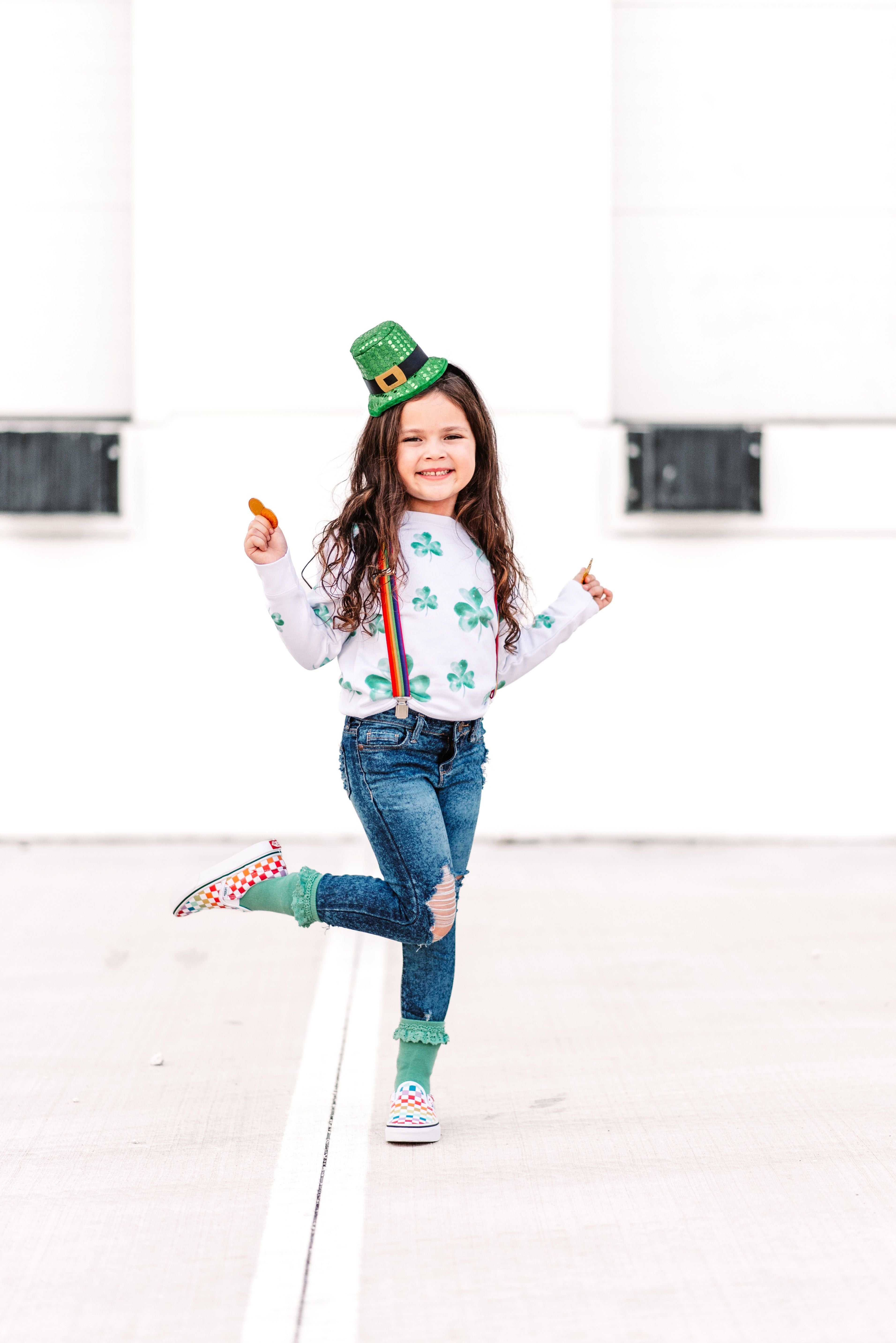 Watercolor Shamrocks