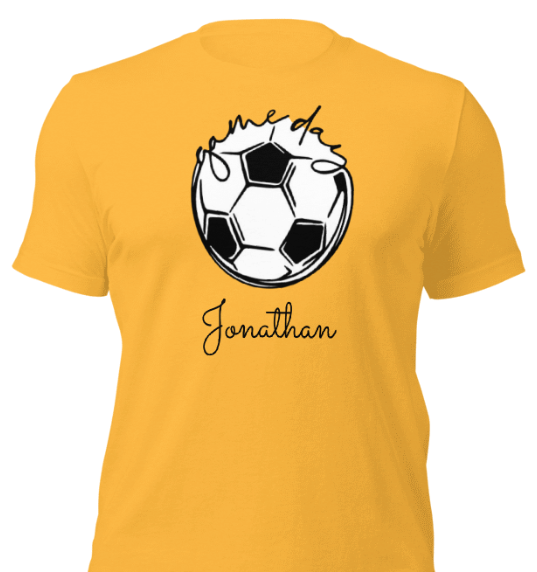 Soccer Game Day Personalized Tee ⚽
