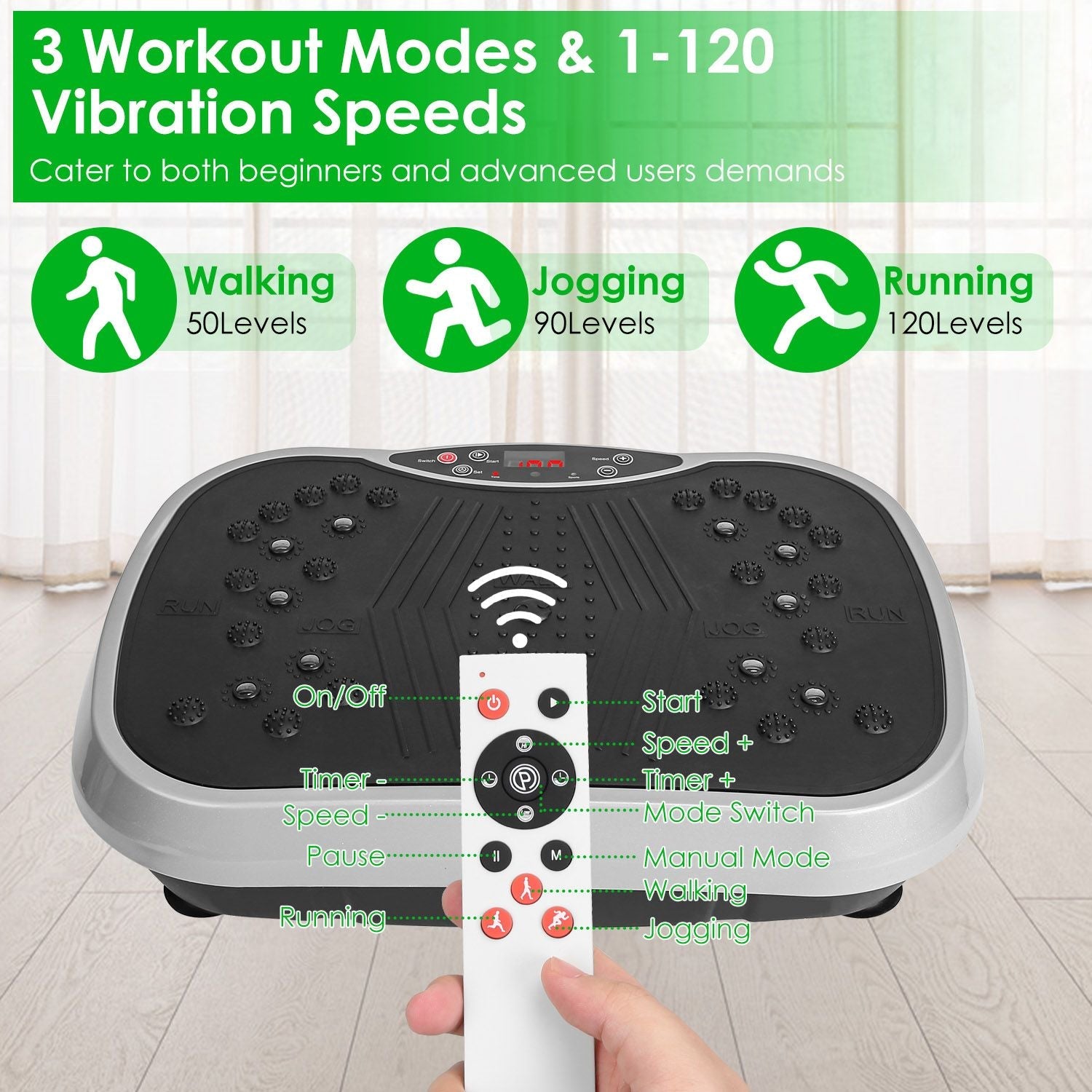 Vibration Plate Exercise Machine