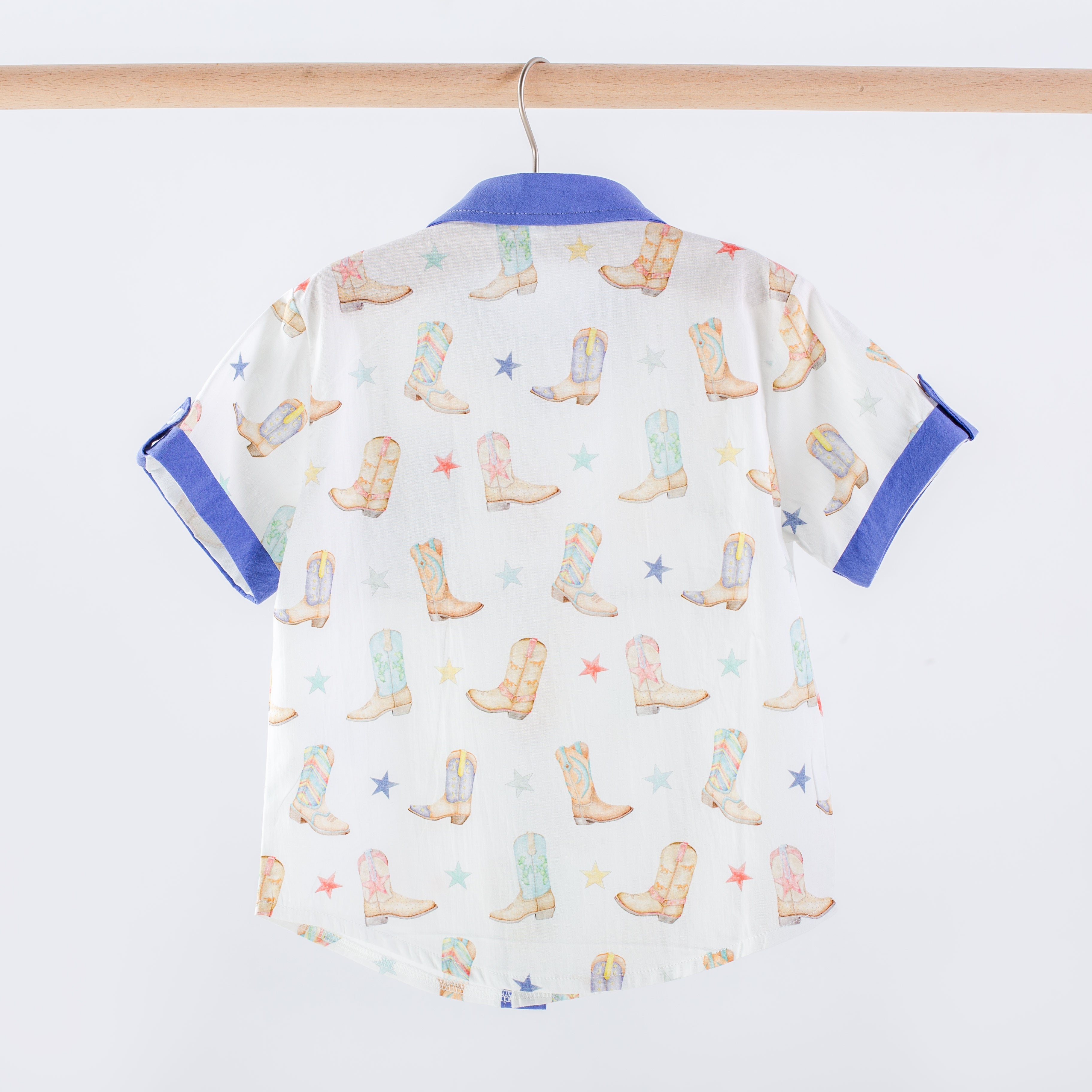 Giddy Up Short Sleeve Collared Shirt