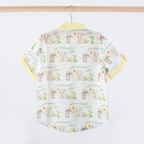 And They All Asked for You Kids Short Sleeve Collared Shirt